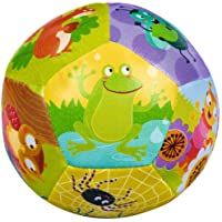 moses. 16122 - Pelota Blanda para bebés a Partir de 3 Meses- diseño de Mariquita- Multicolor